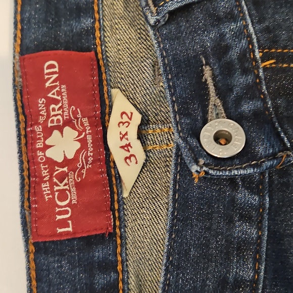 Lucky Brand Mens Blue 361 Vintage Straight Jeans Sz 34x32 - Picture 3 of 7